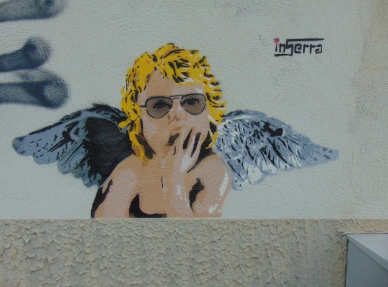 bad boy inserra street art angel