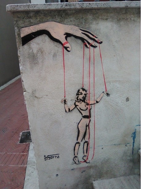 donna marionetta salerno inserra street art